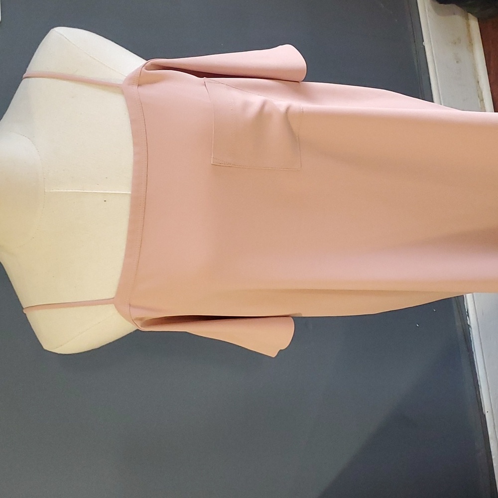 Alexander wang Barbiecore Light Pink crepe off shoulder dress Size 2 - Picture 3 of 14